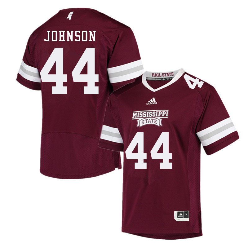 Men #44 Jett Johnson Mississippi State Bulldogs College Football Jerseys Sale-Maroon